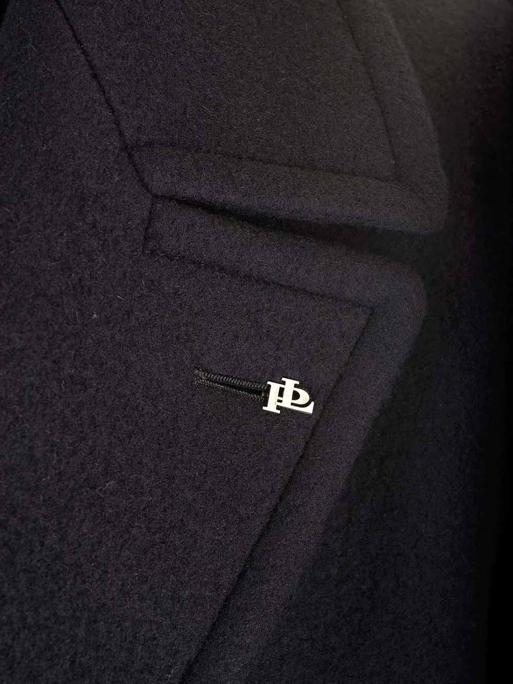 Double-Breasted Wool Coat