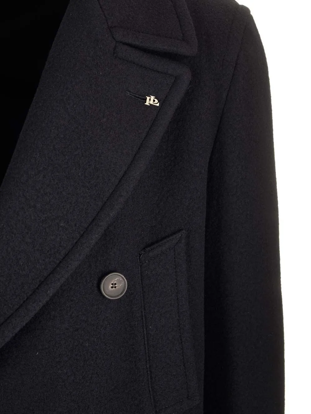 Double-Breasted Wool Coat