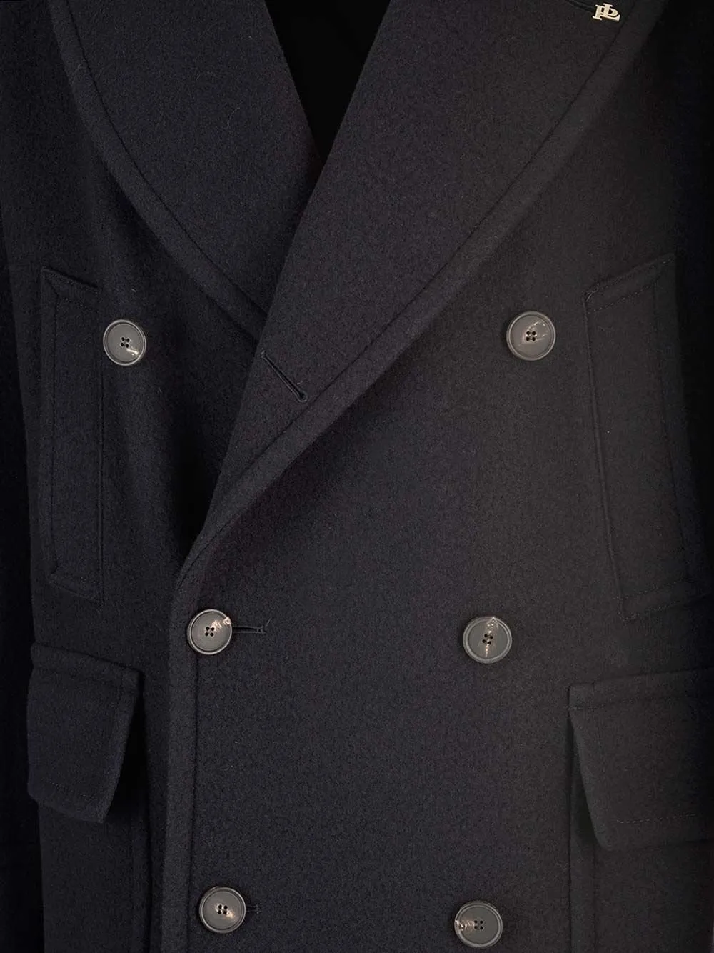 Double-Breasted Wool Coat