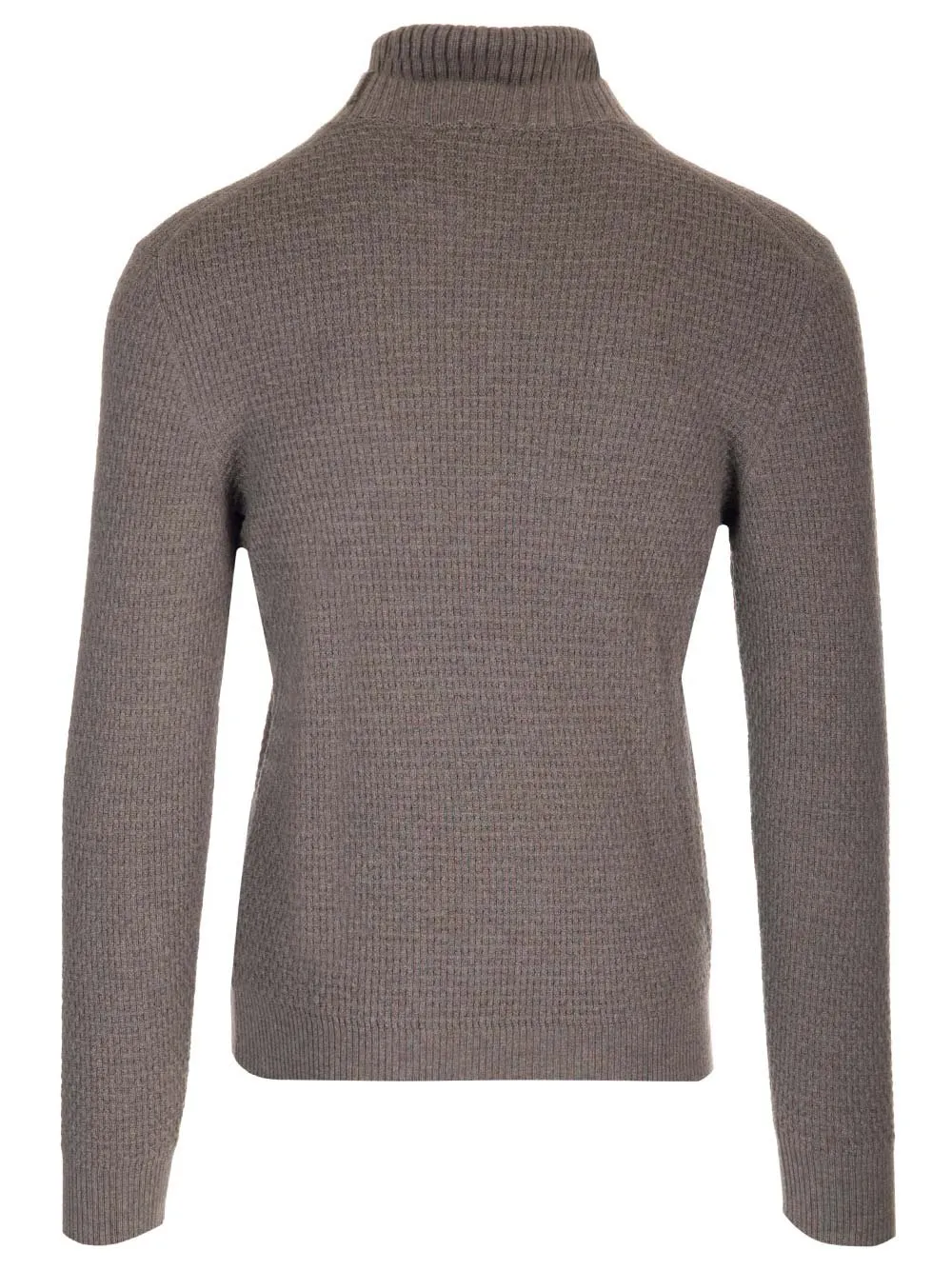 Ribbed Turtleneck Sweater