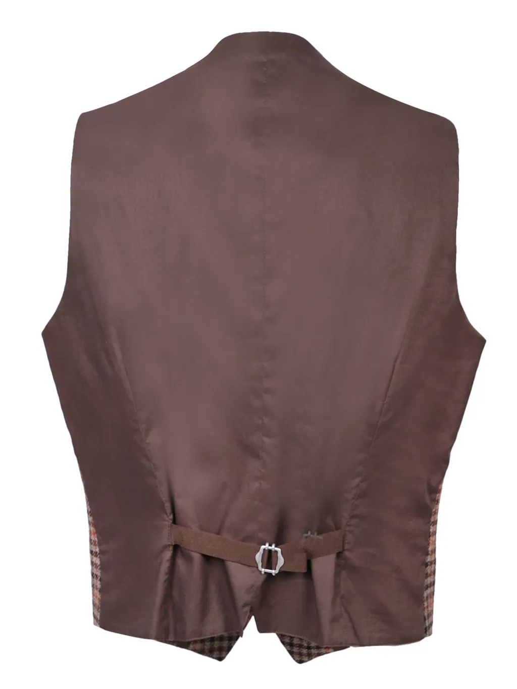 Checked Wool Vest