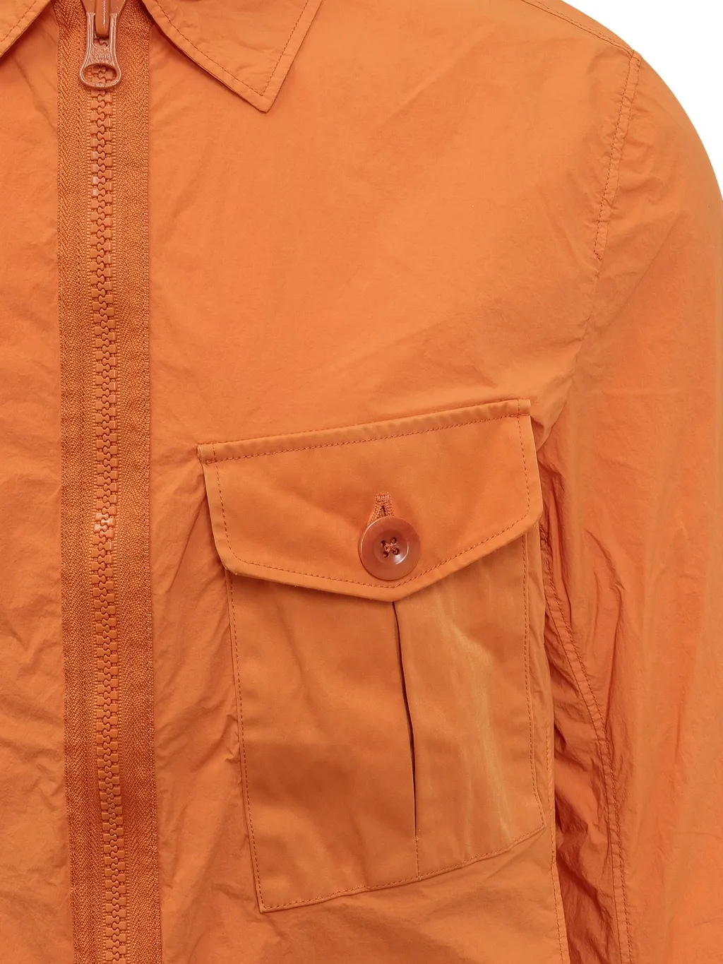 Zip-Up Shirt Jacket