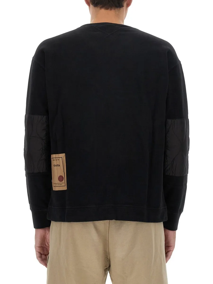 Crewneck Sweatshirt With Patch Pocket