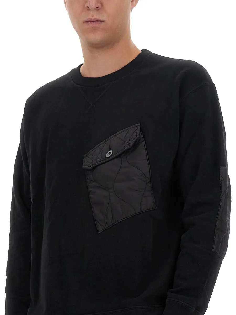 Crewneck Sweatshirt With Patch Pocket
