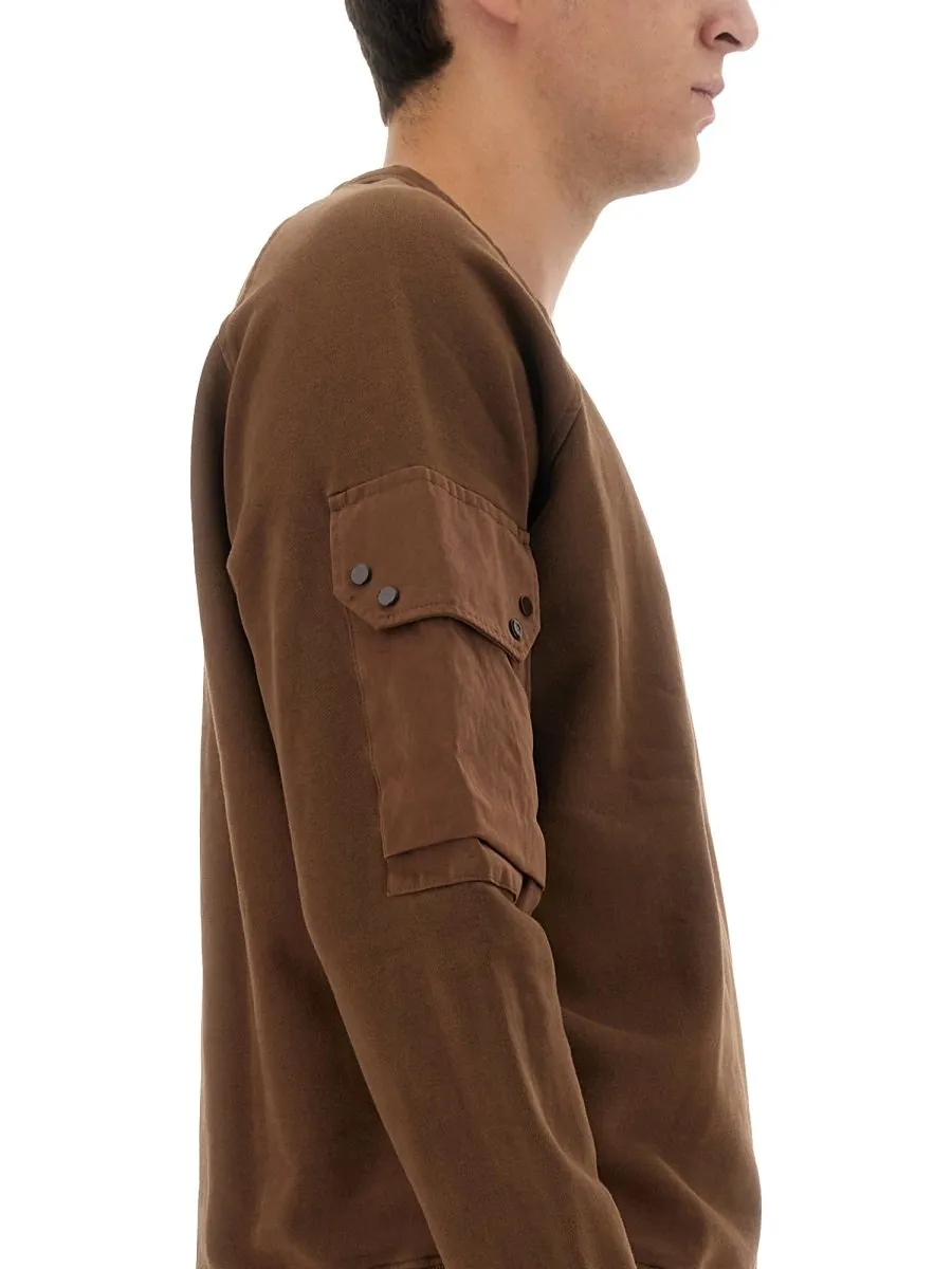 Sweatshirt With Cargo Pockets