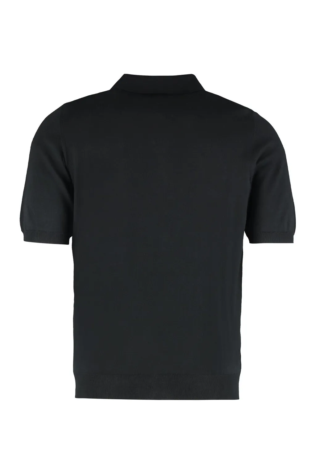 Short Sleeve Knit Polo Shirt