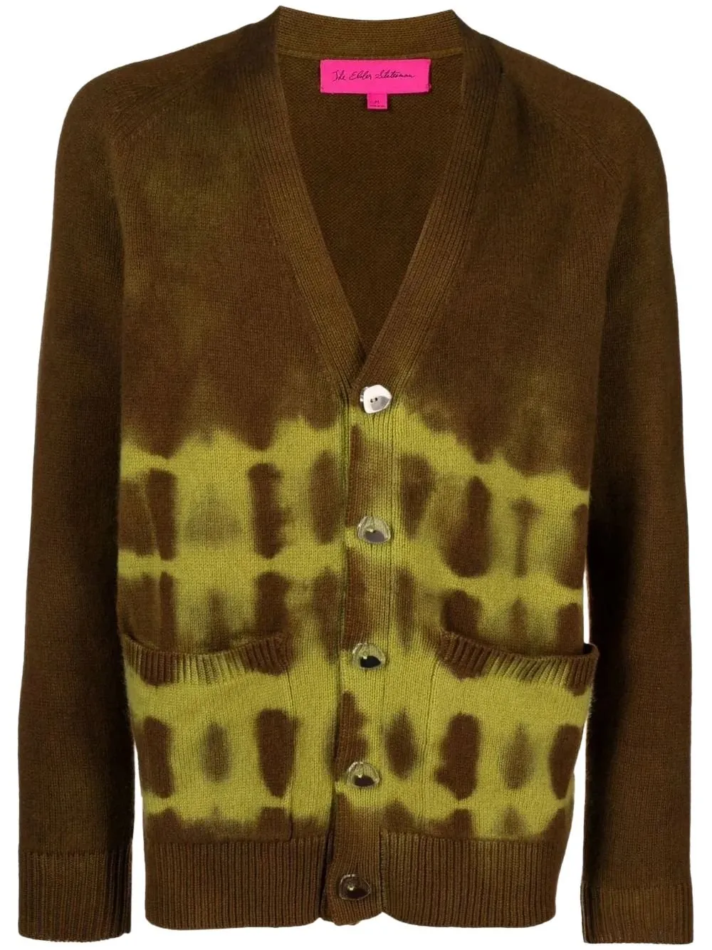 Tie-Dye Knit Cardigan