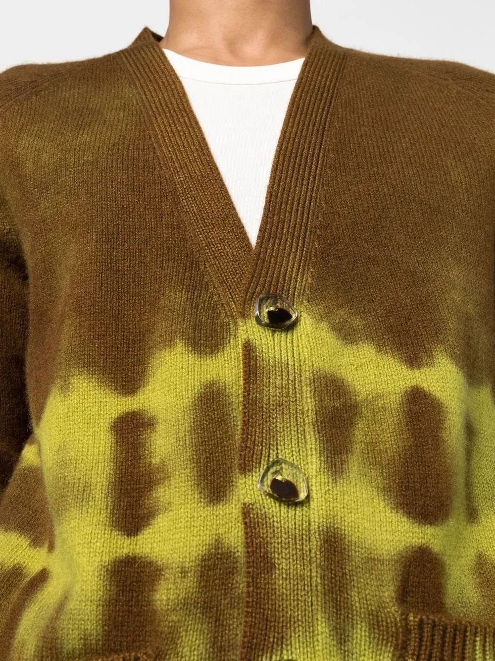 Tie-Dye Knit Cardigan