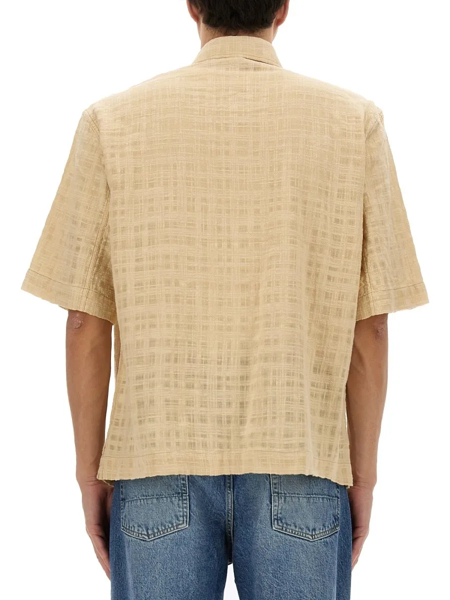 Textured Short Sleeve Shirt