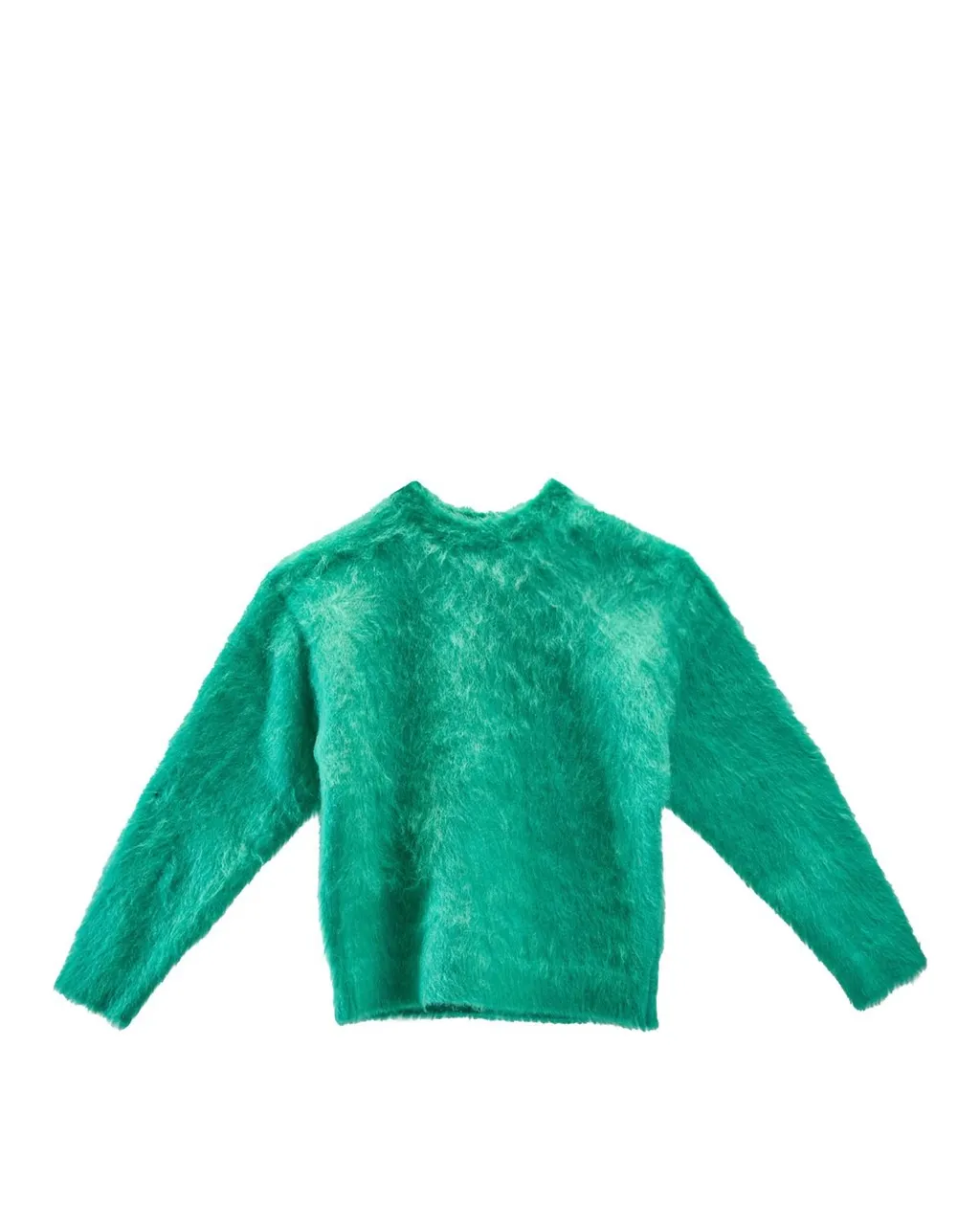 Fuzzy Mock Neck Sweater