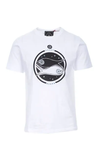 T-Shirt With Fish Graphic