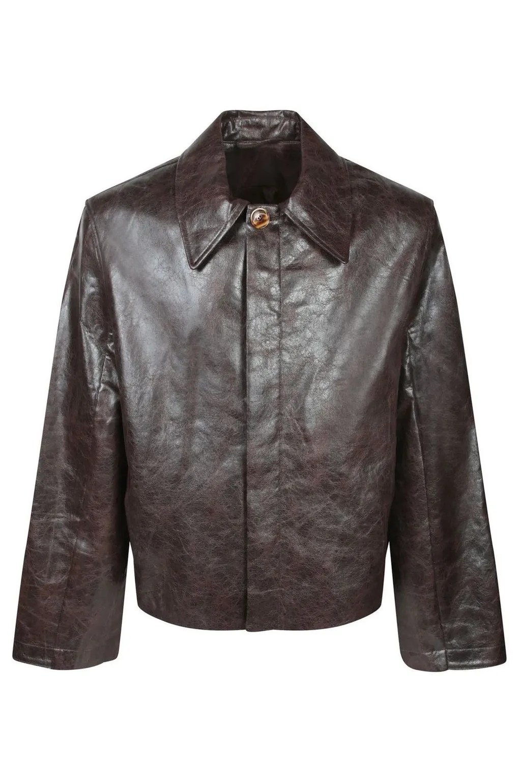 Textured Button-Up Shirt