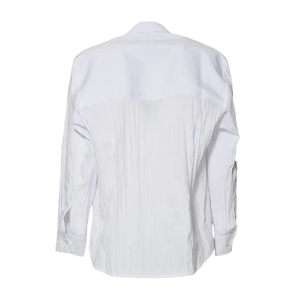 Textured Button-Up Shirt