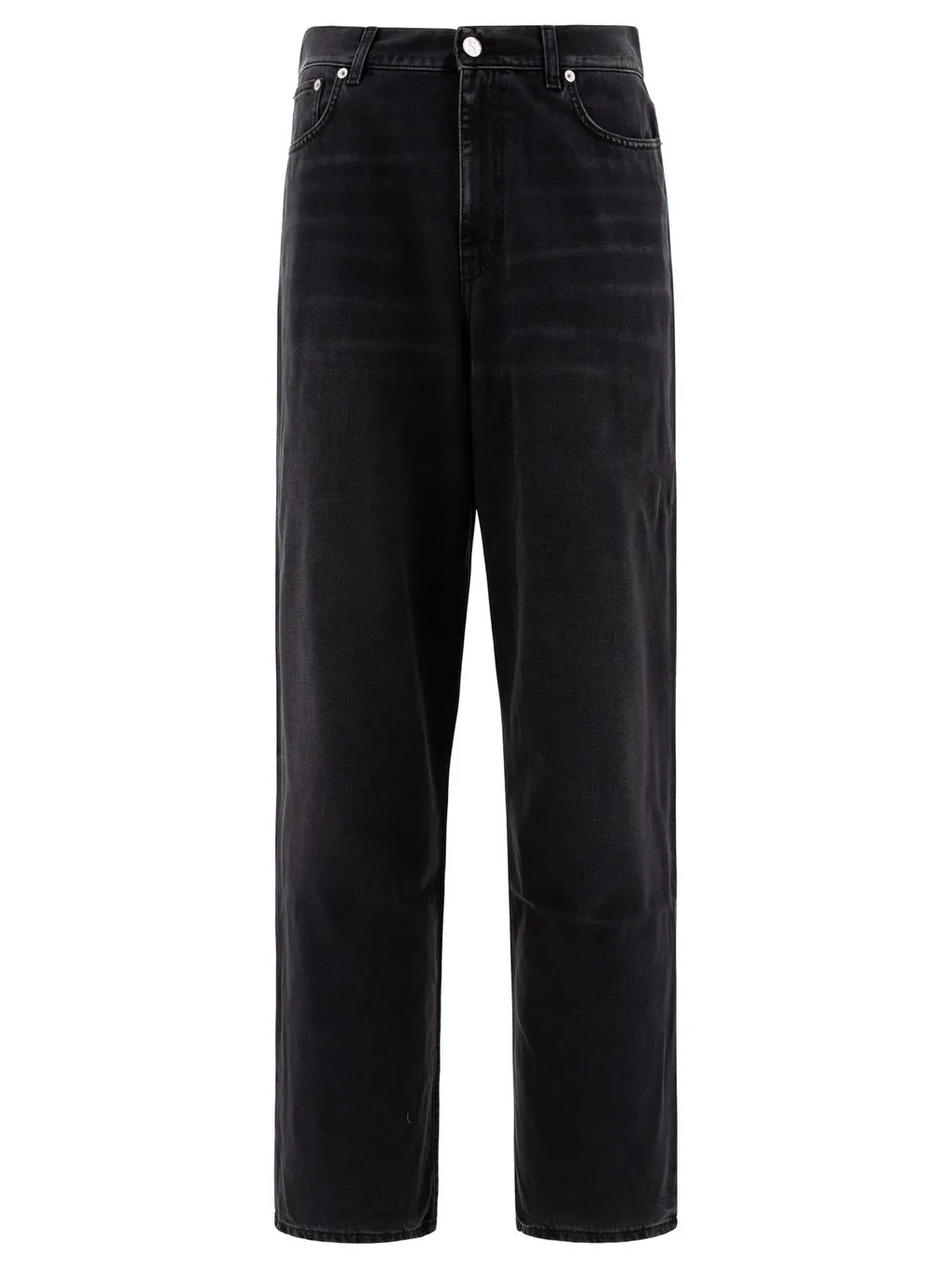 High-Rise Straight-Leg Jeans