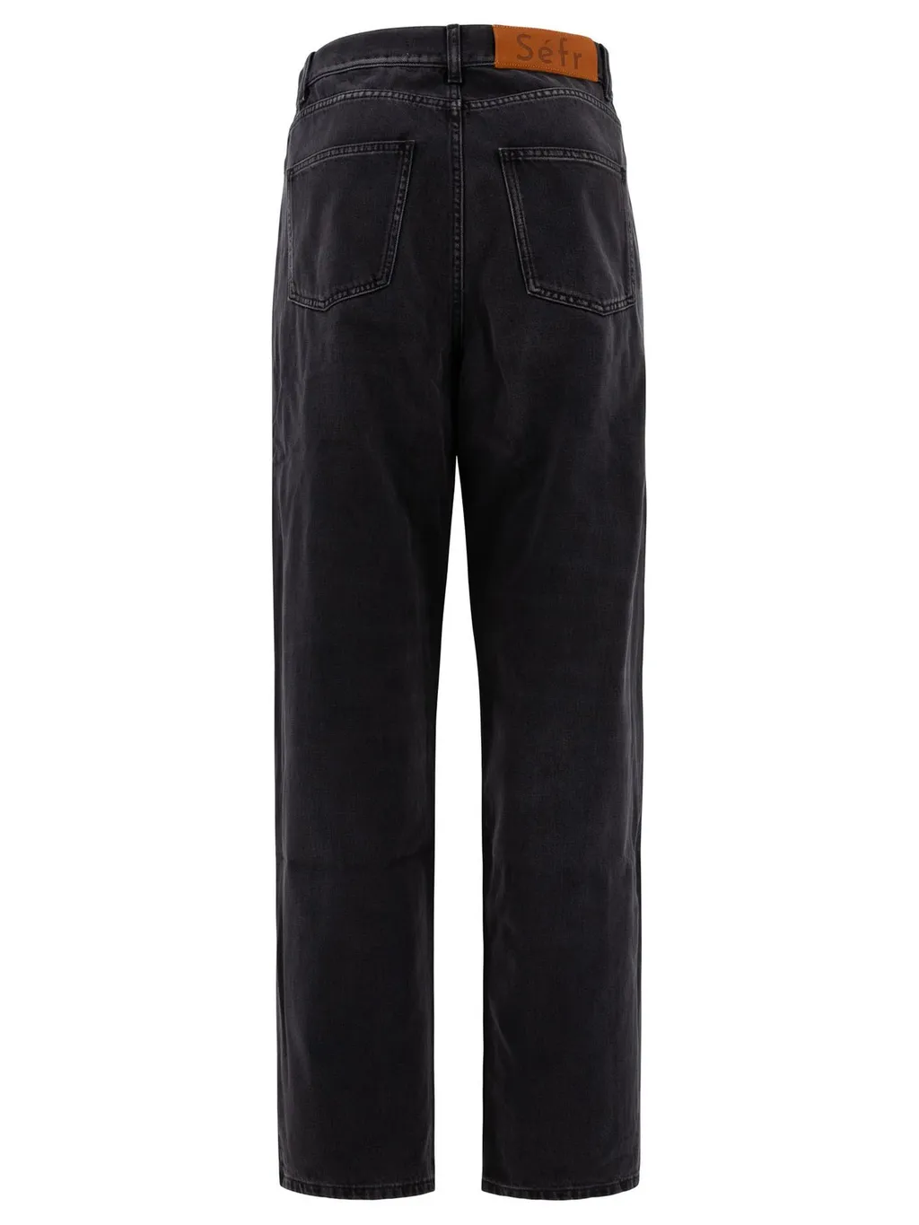 High-Rise Straight-Leg Jeans