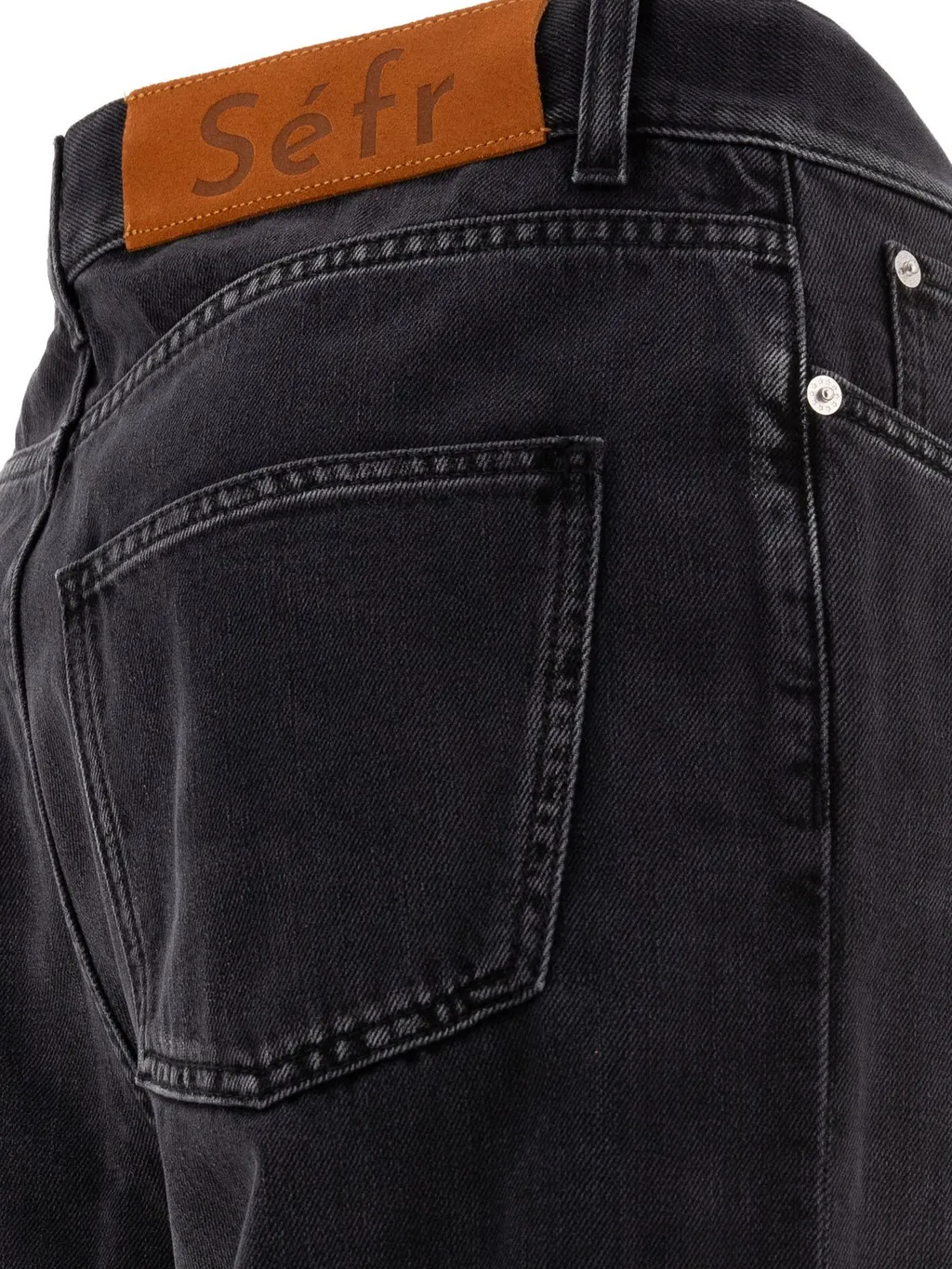 High-Rise Straight-Leg Jeans