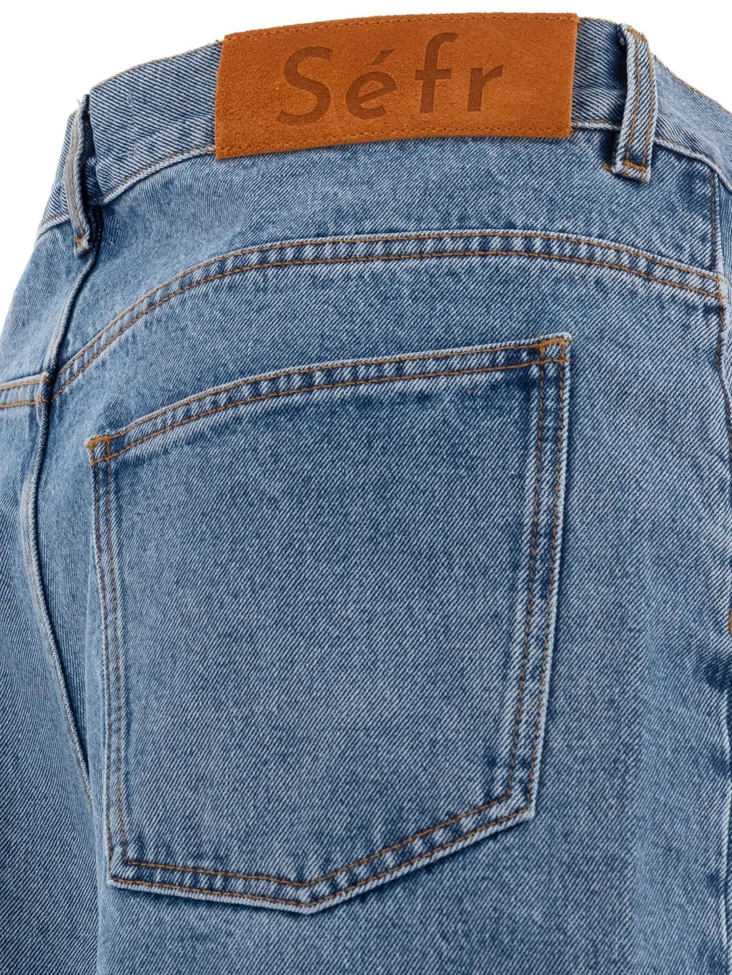High-Waisted Straight Leg Jeans