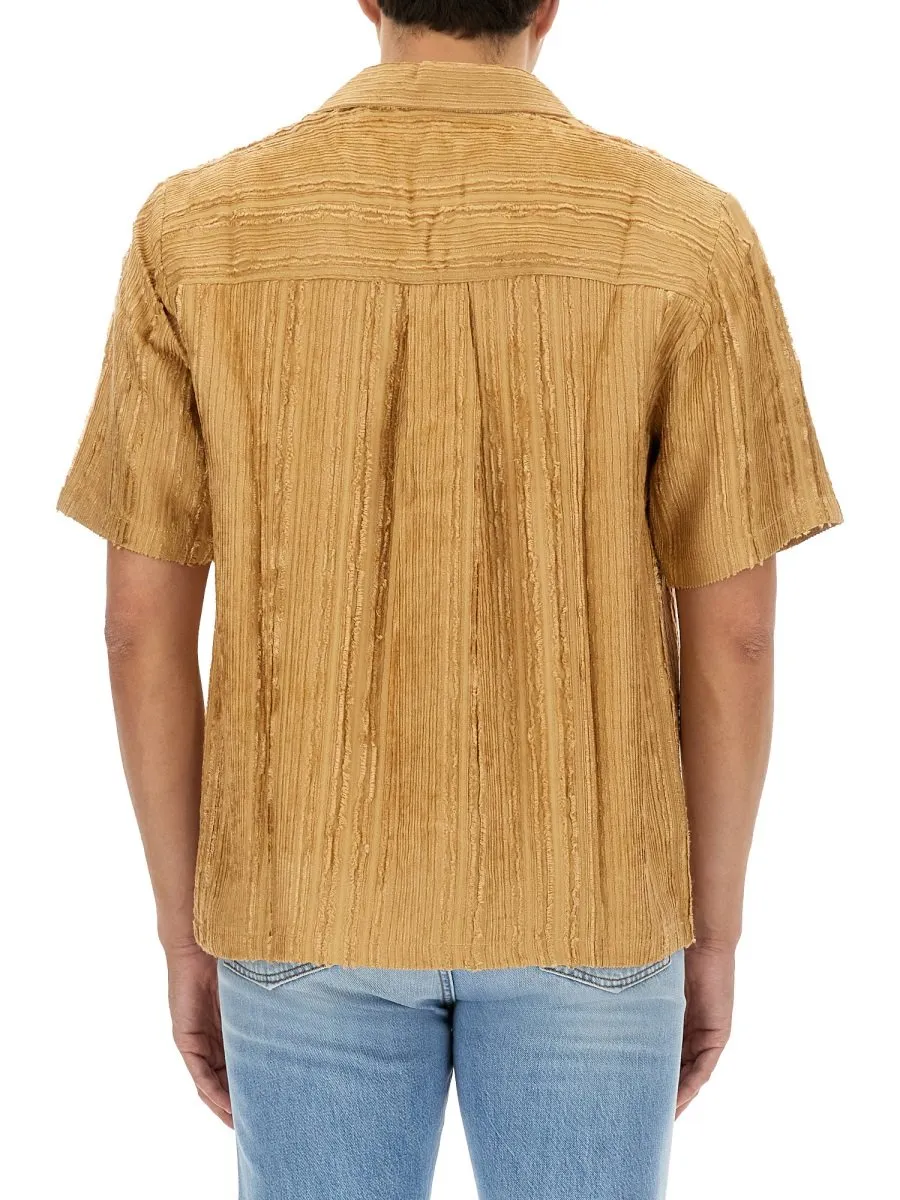 Short Sleeve Camp Collar Shirt