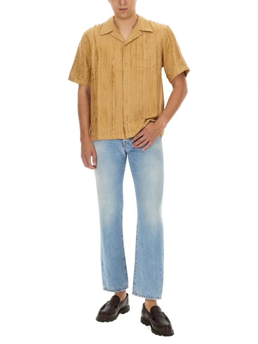 Short Sleeve Camp Collar Shirt