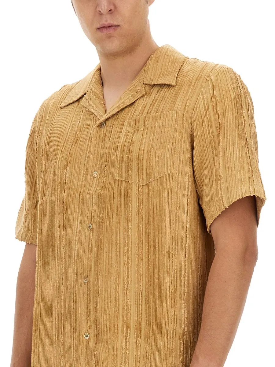 Short Sleeve Camp Collar Shirt