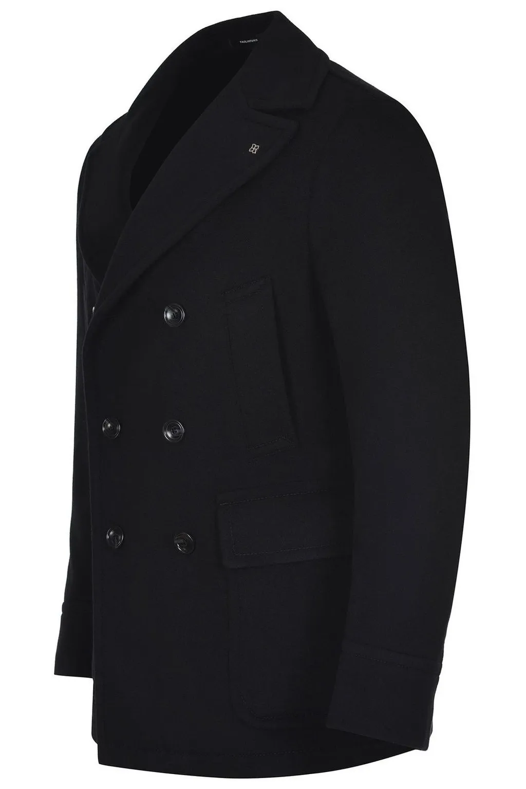 Double-Breasted Wool Coat