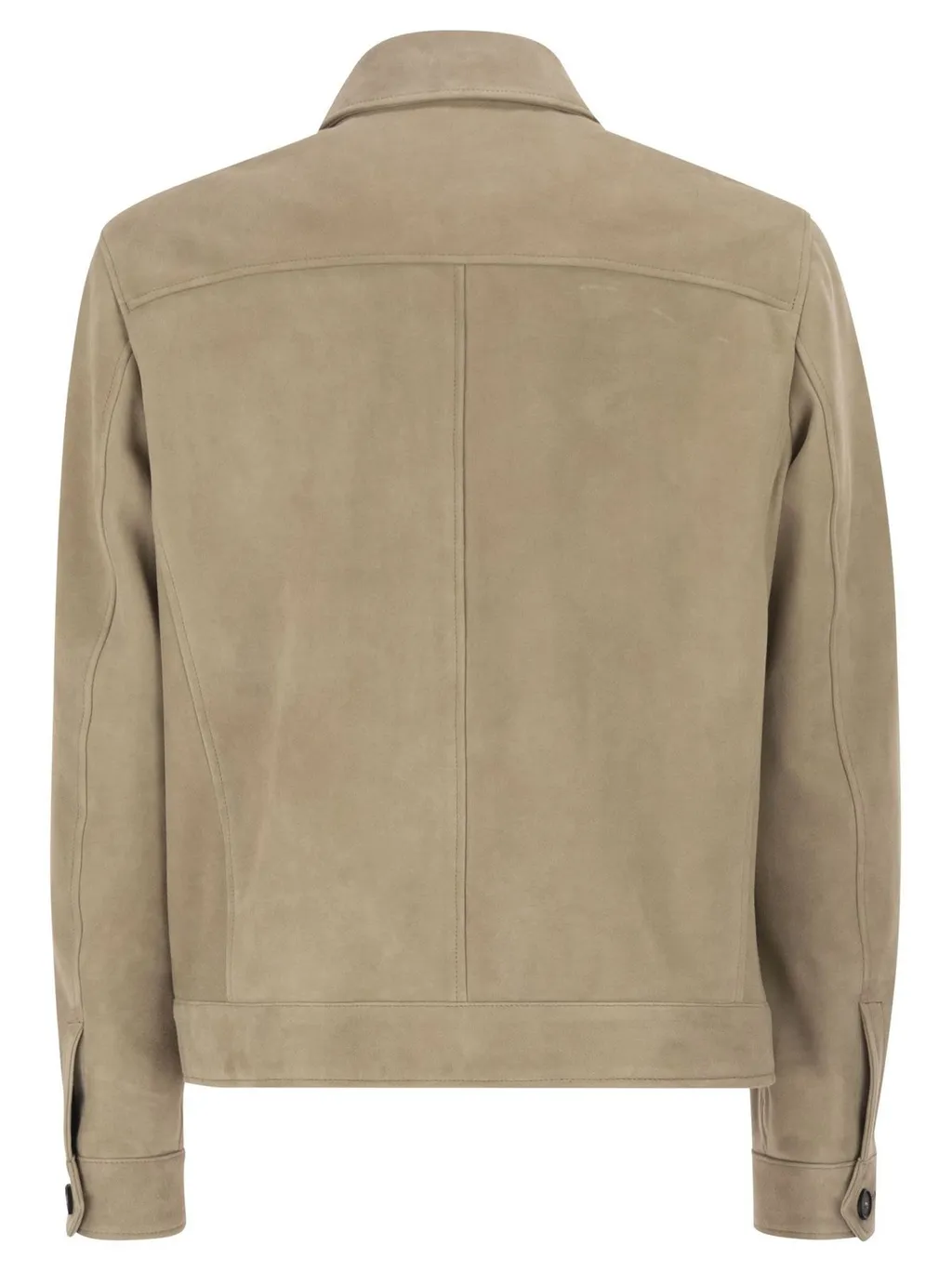 Suede Bomber Jacket
