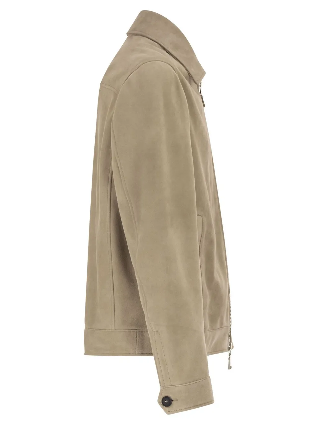 Suede Bomber Jacket