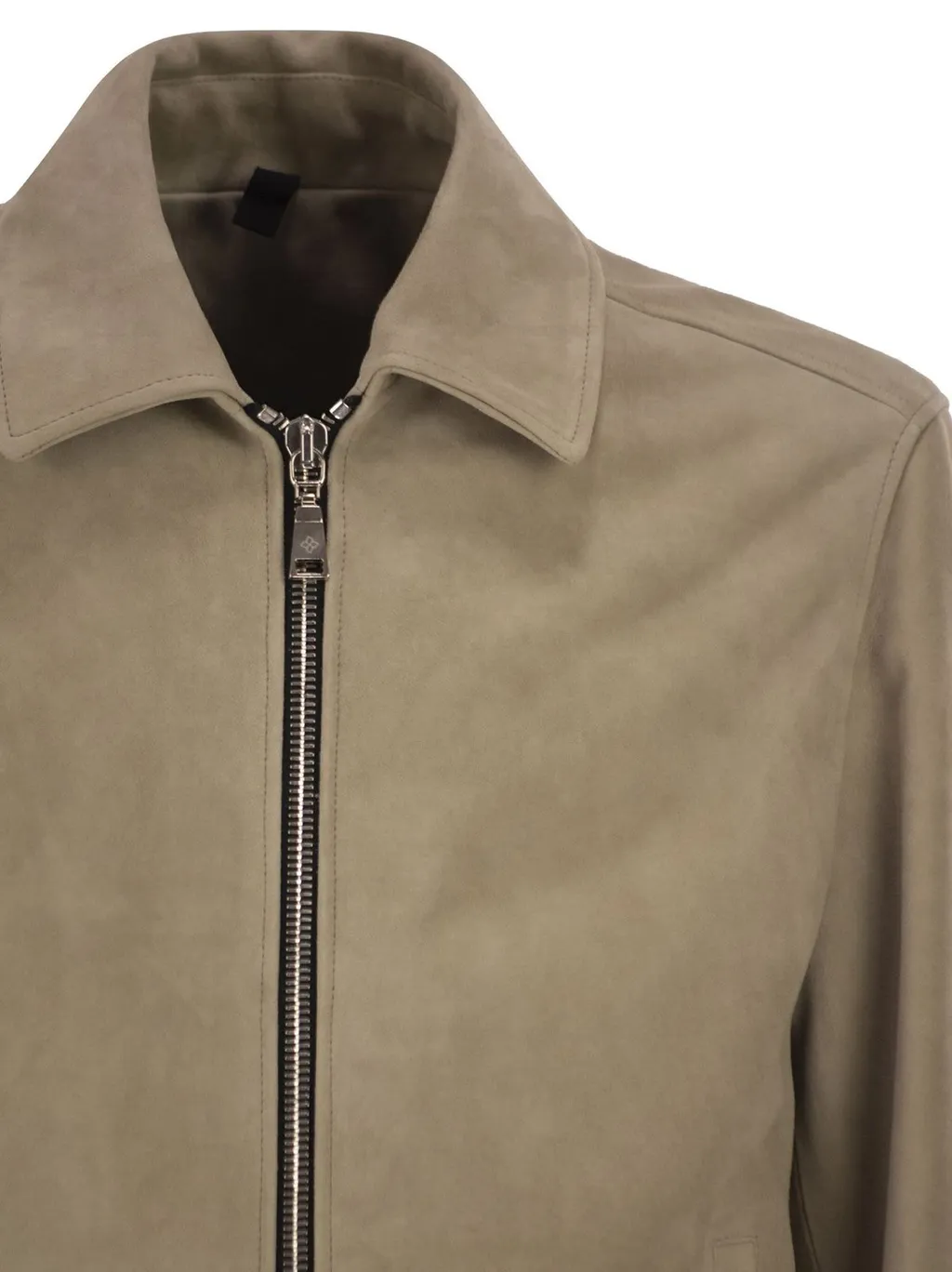 Suede Bomber Jacket