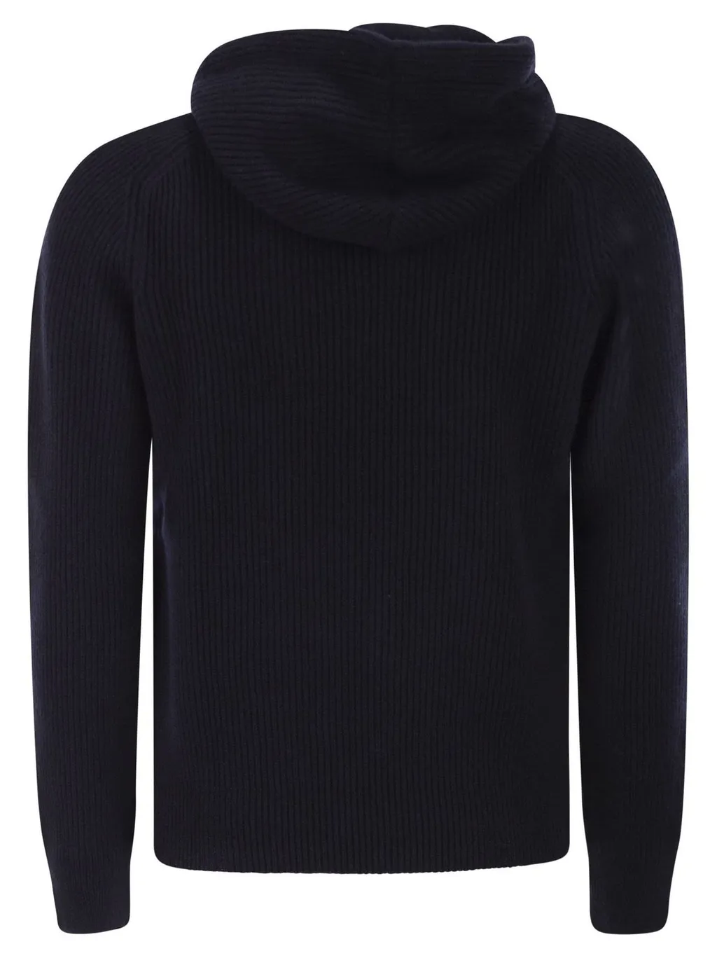 Ribbed Knit Hoodie