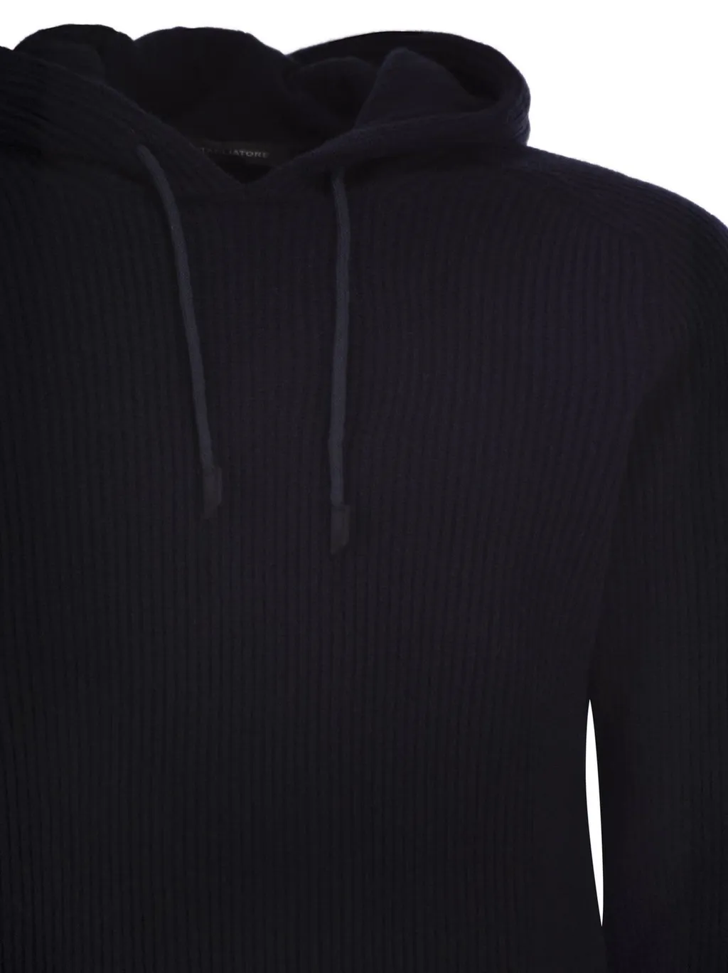 Ribbed Knit Hoodie