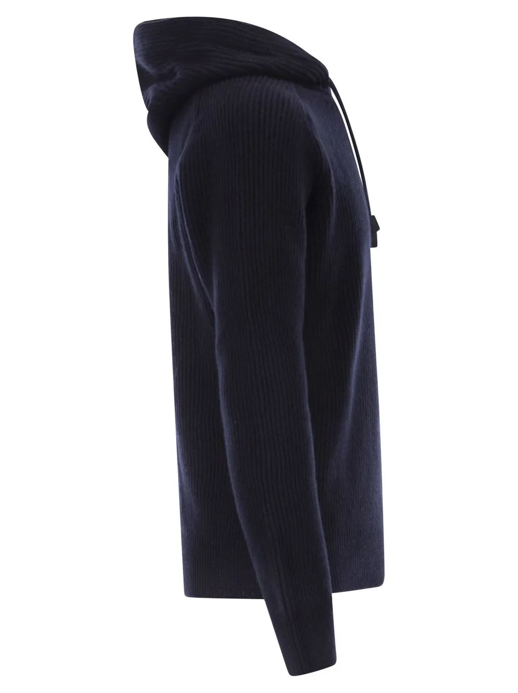 Ribbed Knit Hoodie