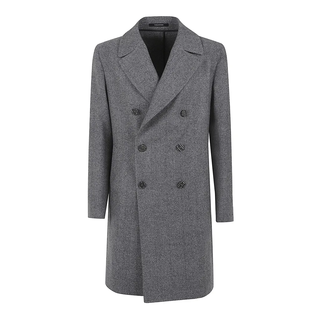 Double-Breasted Wool Coat