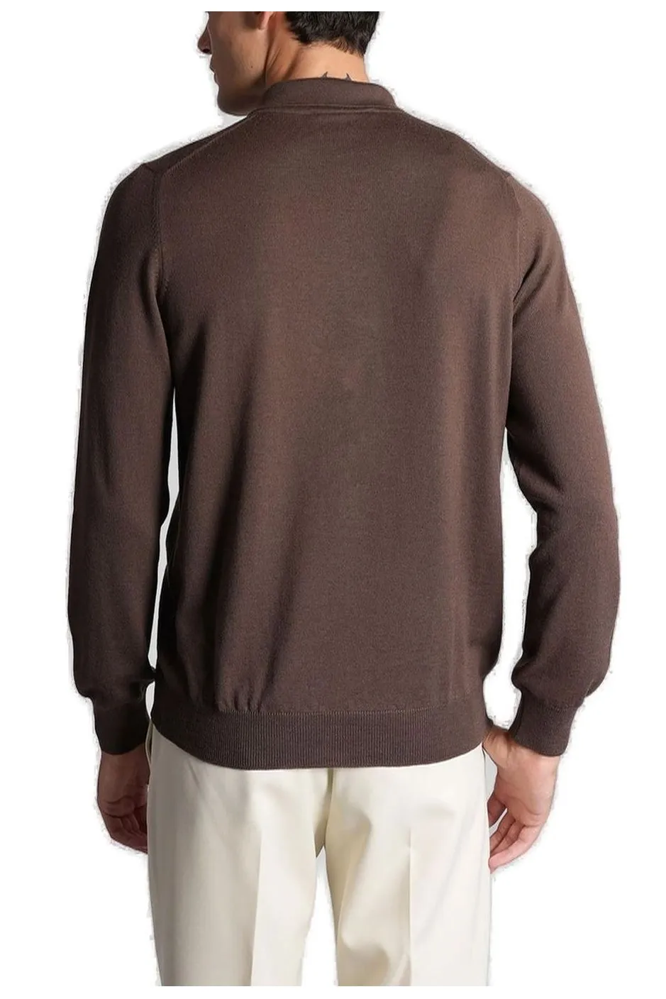 Long Sleeve Polo Sweater