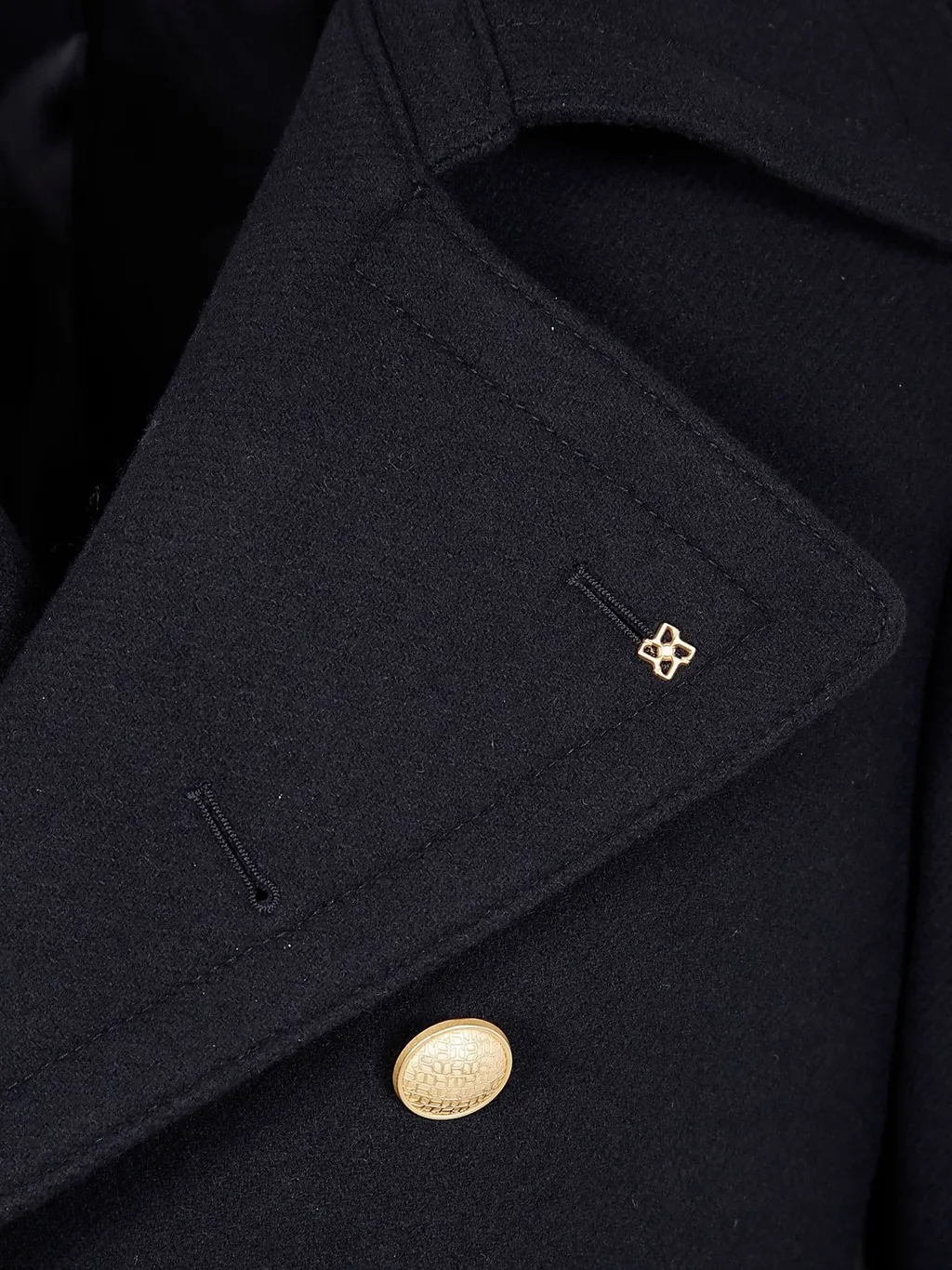 Double-Breasted Wool Coat