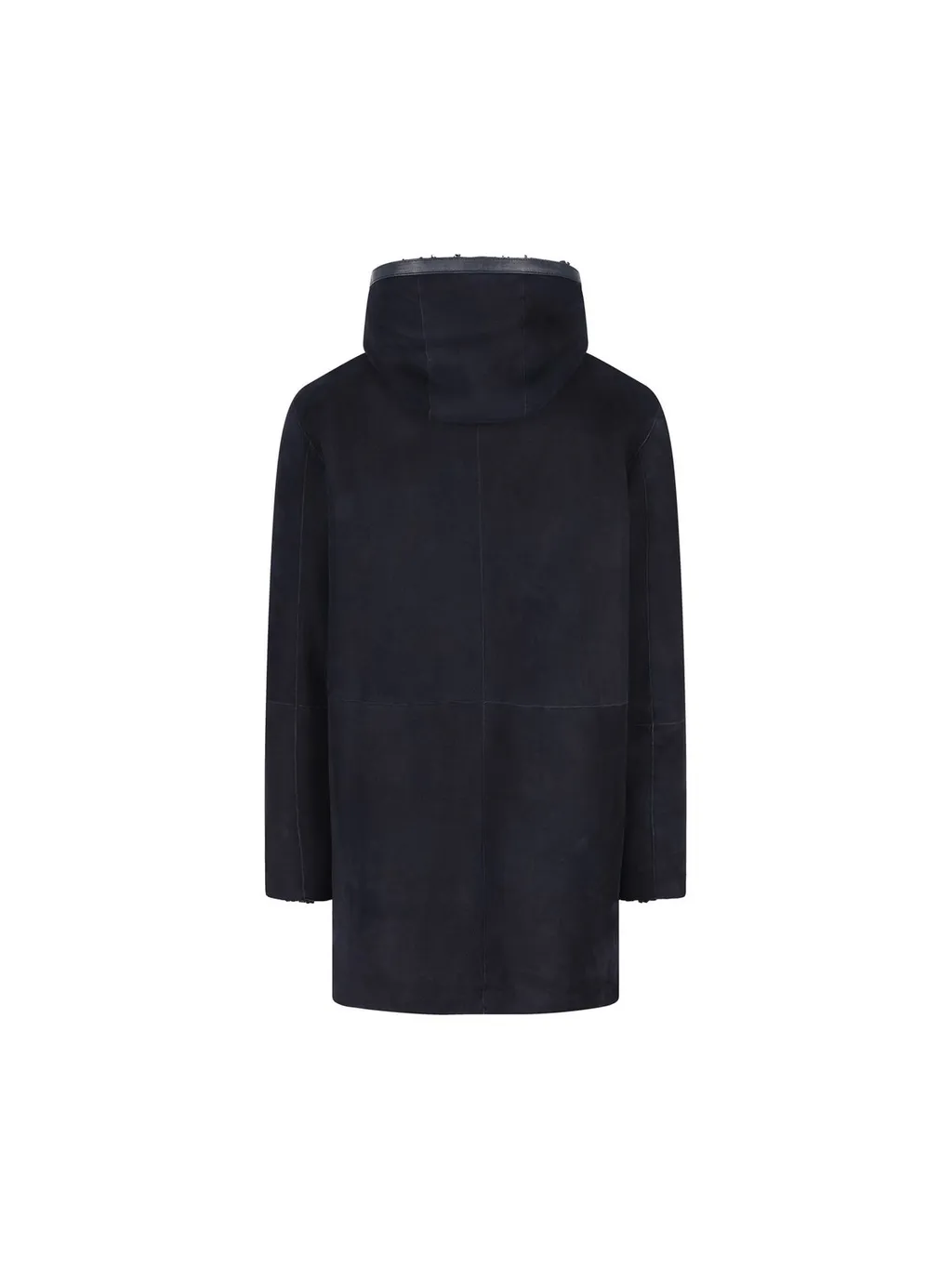 Hooded Shearling Coat