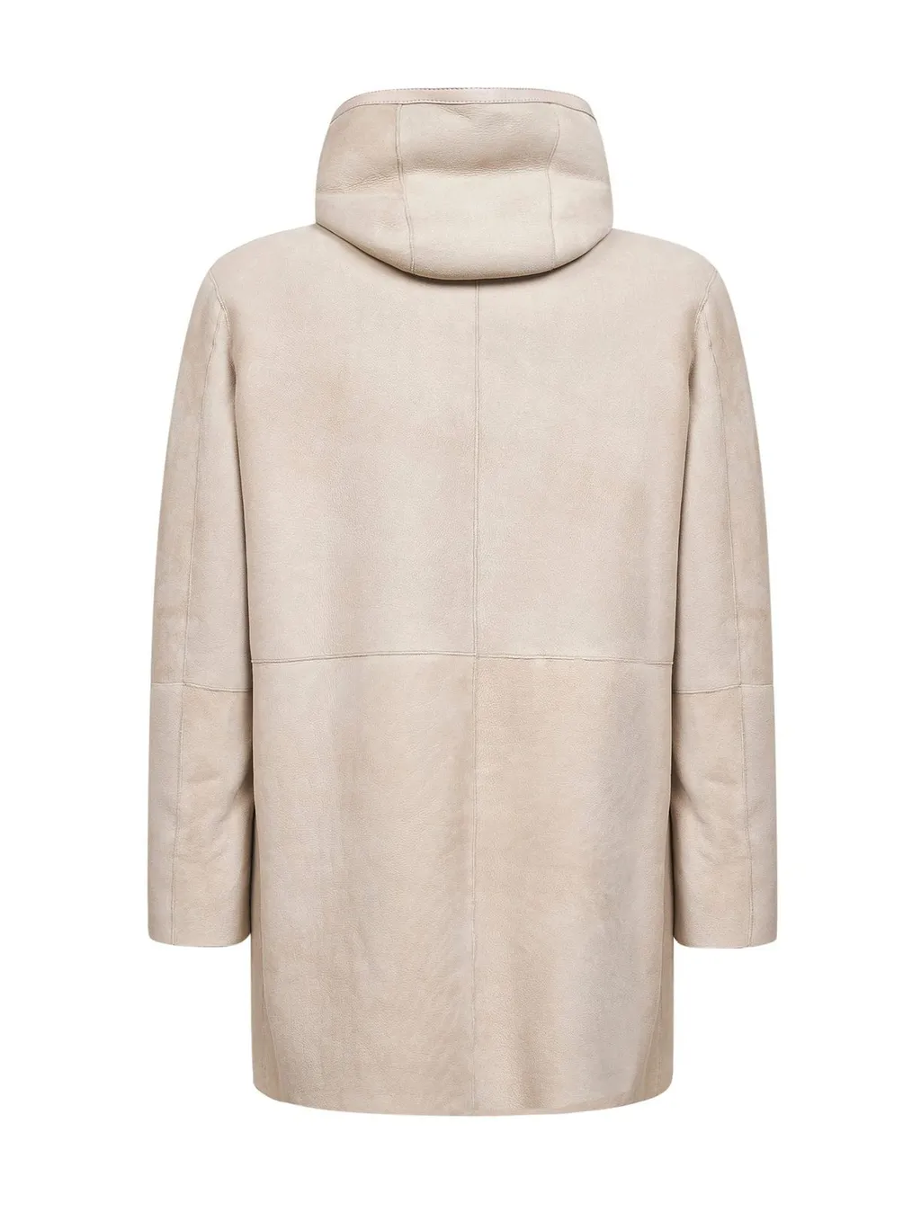 Shearling Hooded Coat