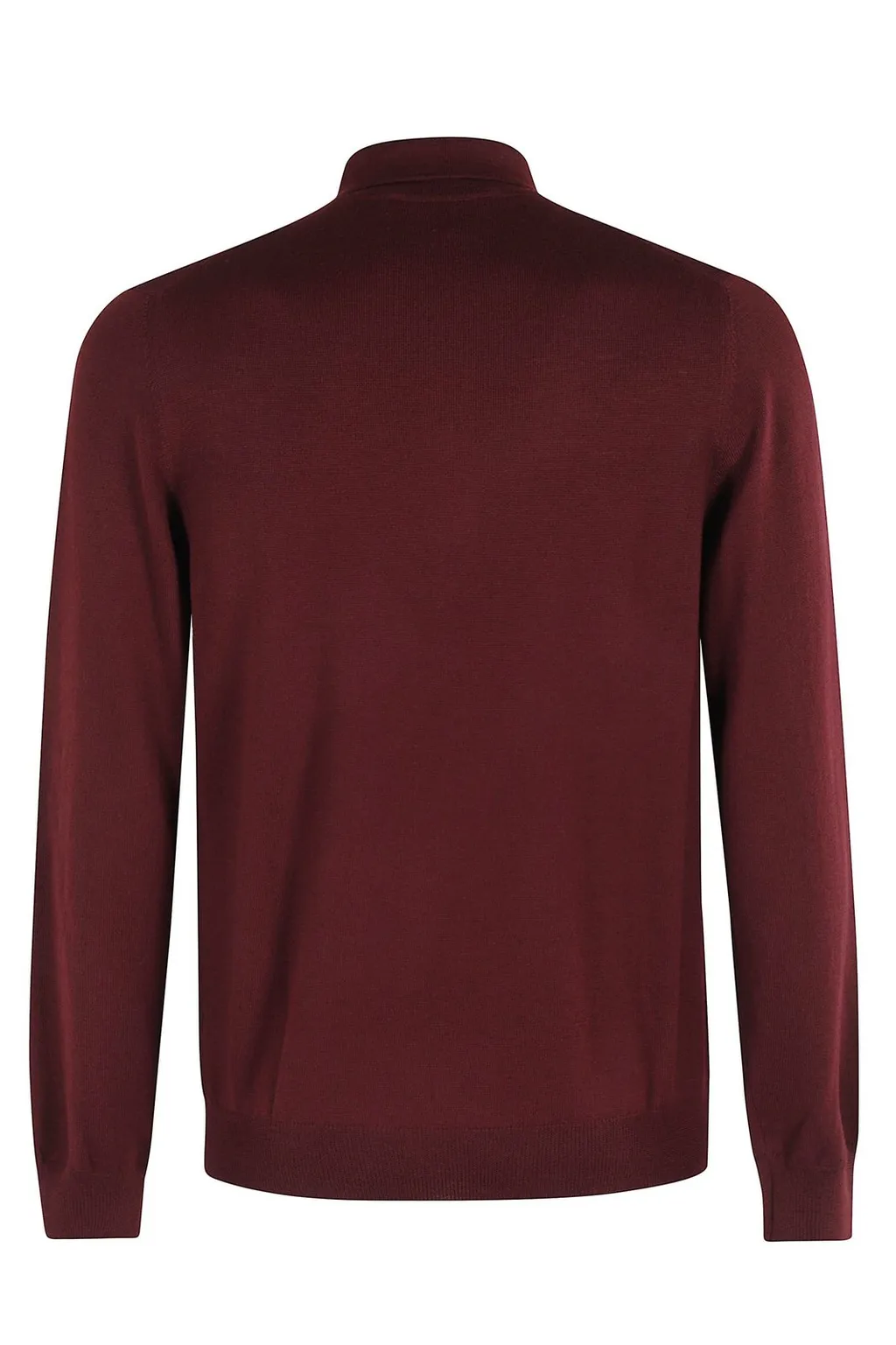 Long-Sleeved Polo Sweater