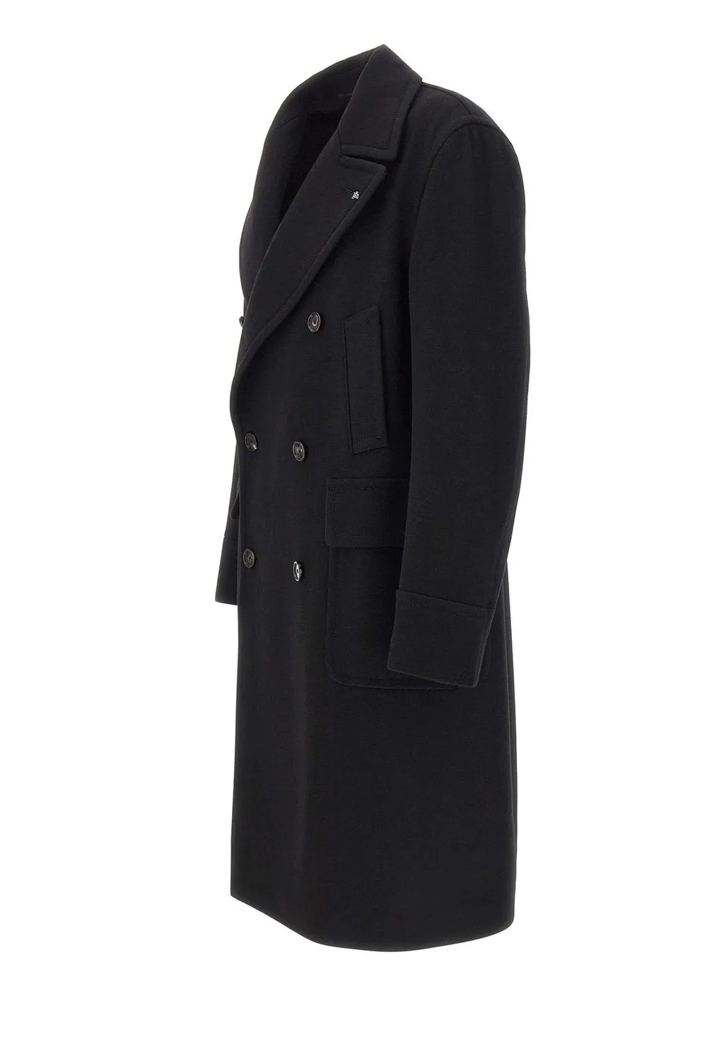 Double-Breasted Wool Coat