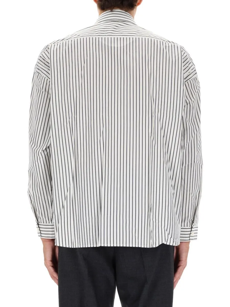 Striped Button-Down Shirt