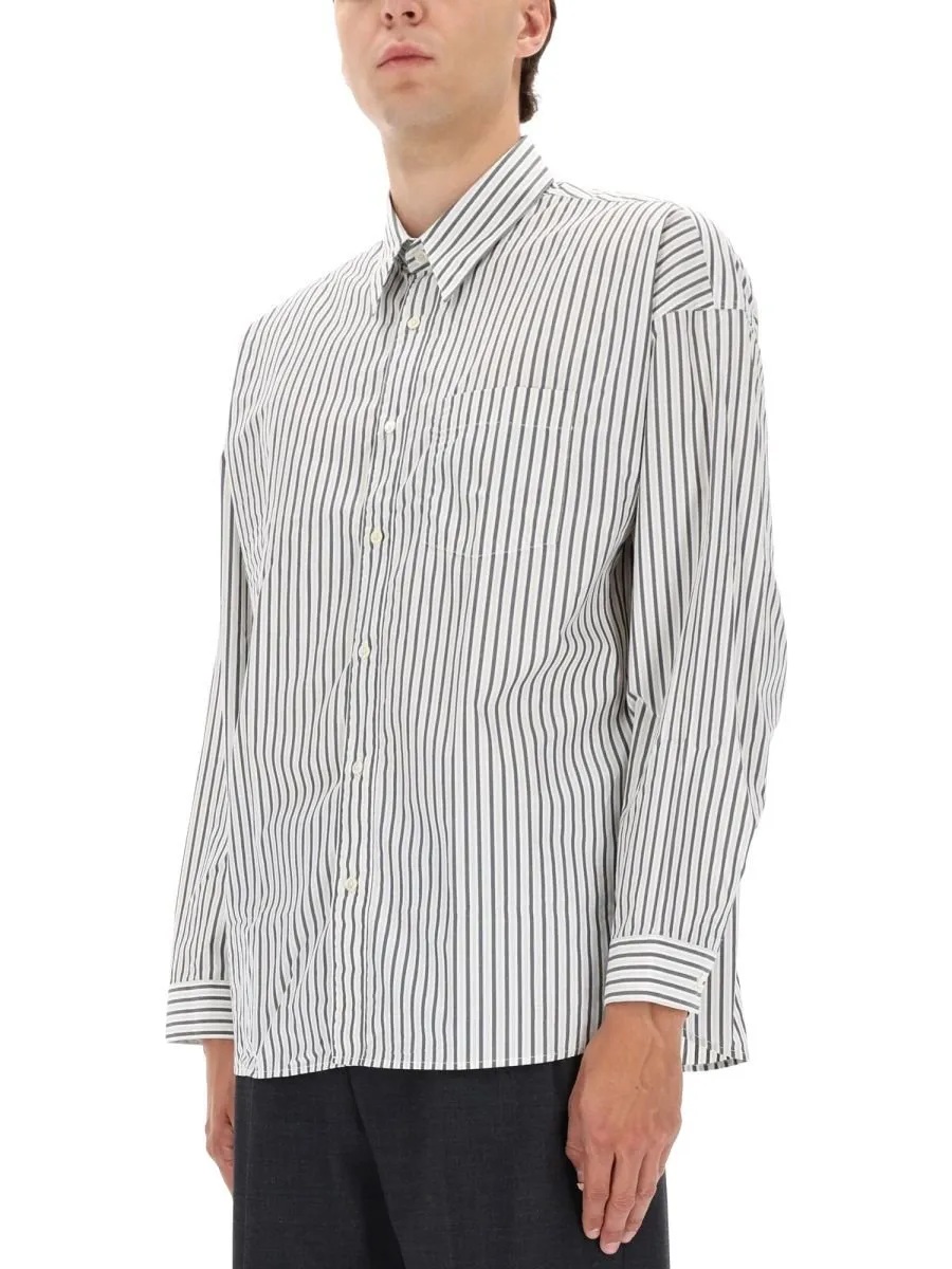 Striped Button-Down Shirt