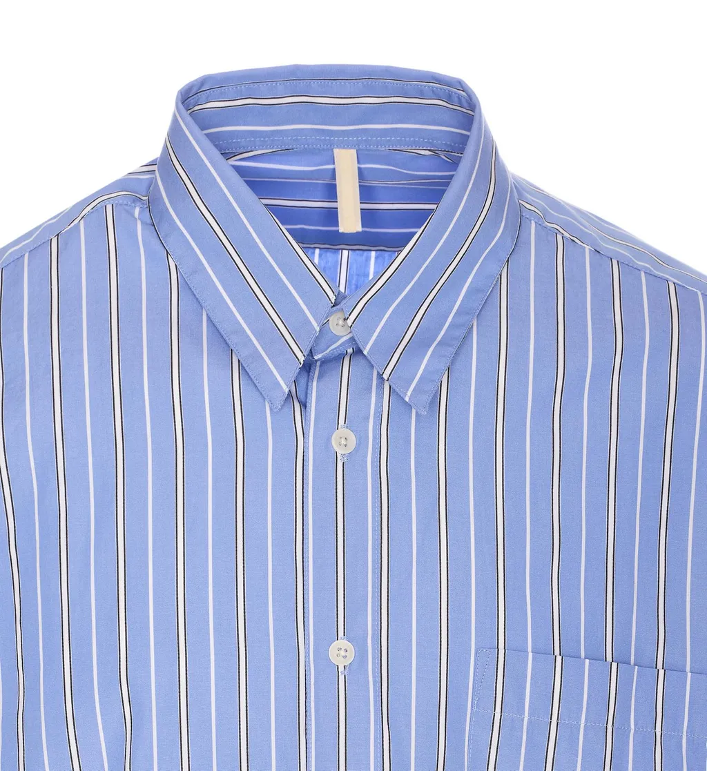 Striped Button-Down Shirt