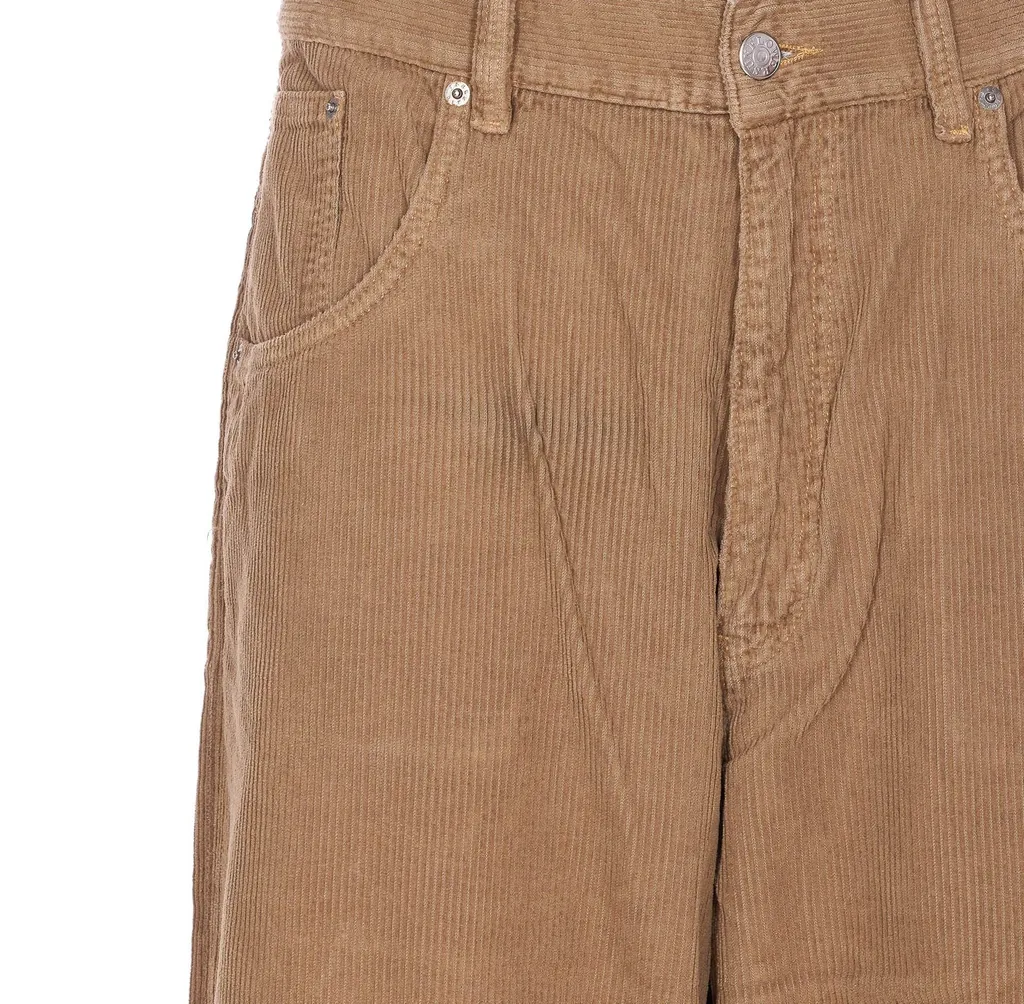 Wide-Leg Corduroy Trousers
