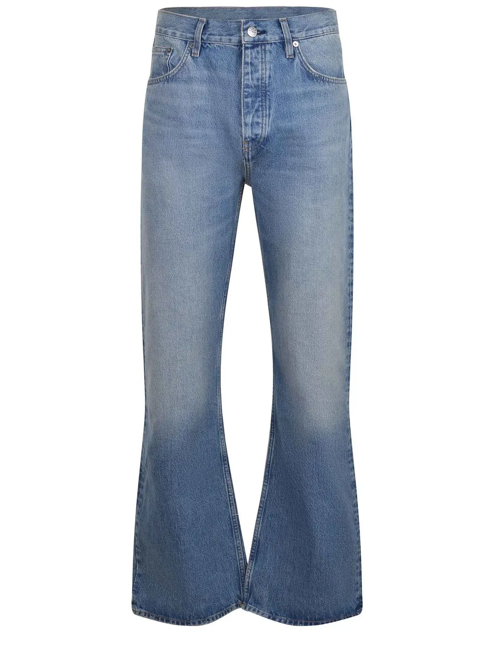 High-Waisted Flared Jeans