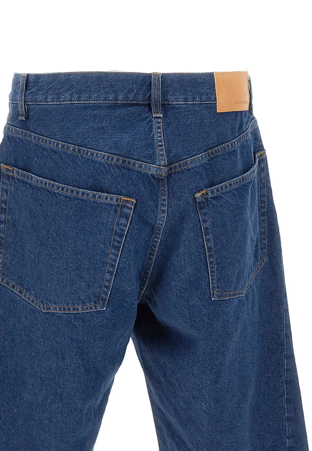 Wide-Leg Denim Shorts