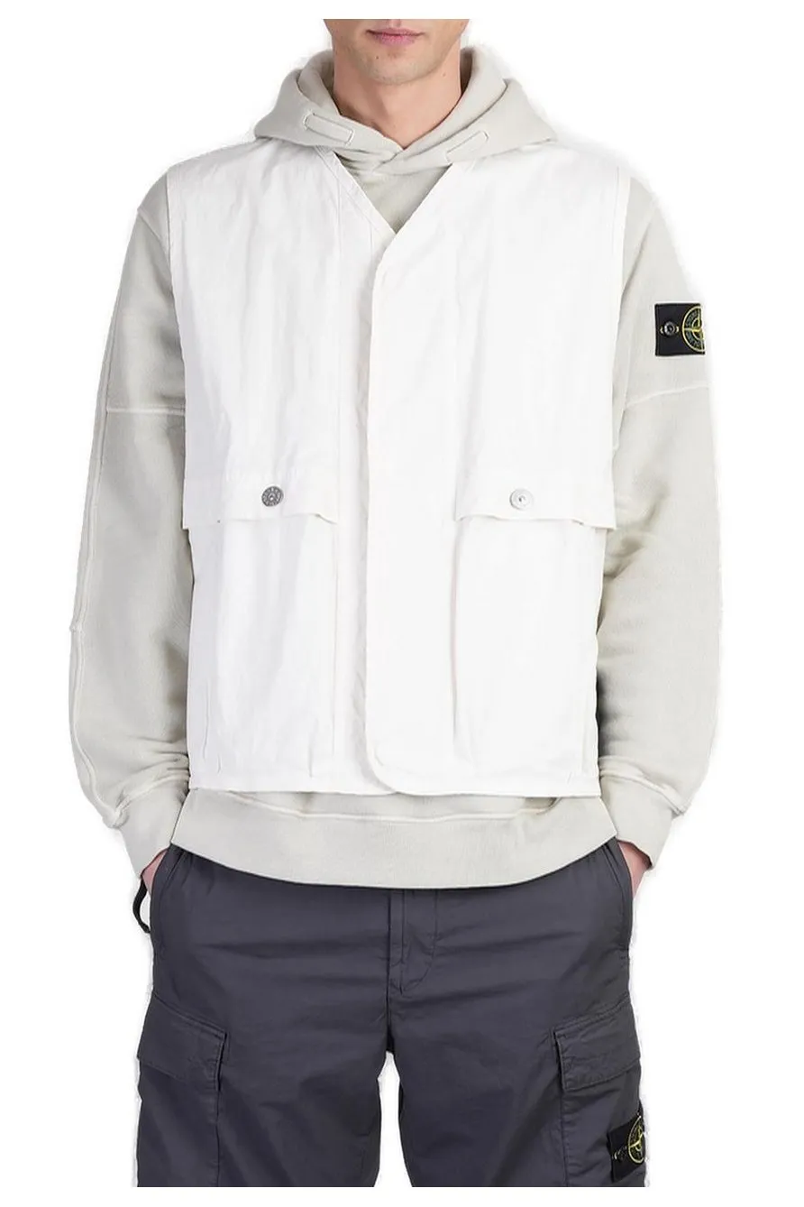 Vest With Hooded Sweatshirt
