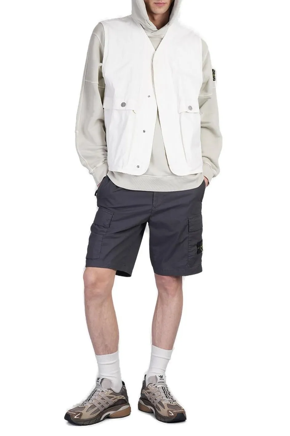 Vest With Hooded Sweatshirt