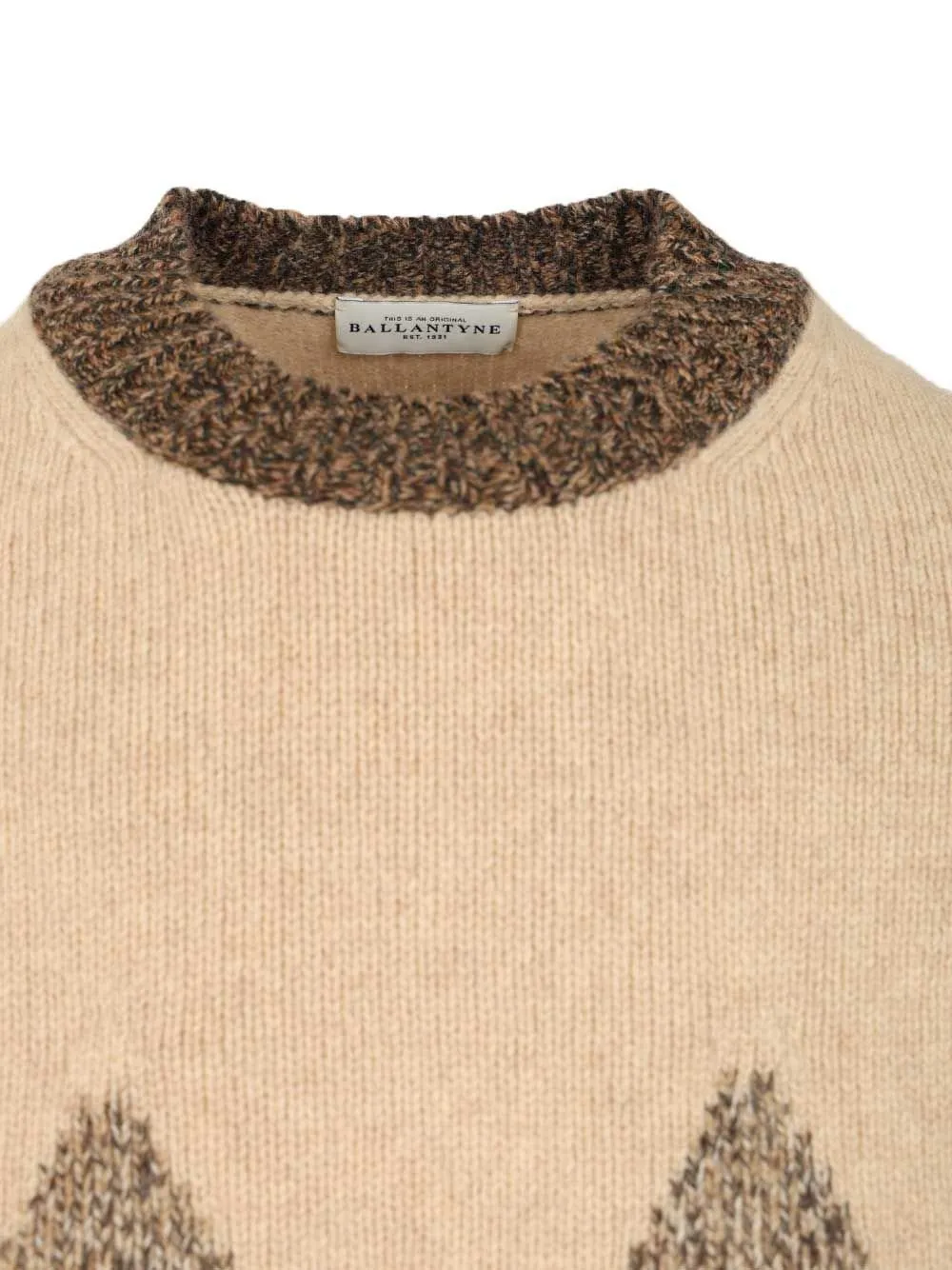 Argyle Knit Sweater