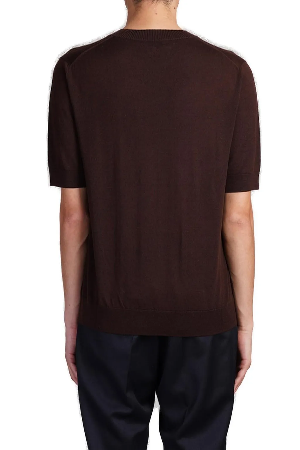 Short Sleeve Knit T-Shirt