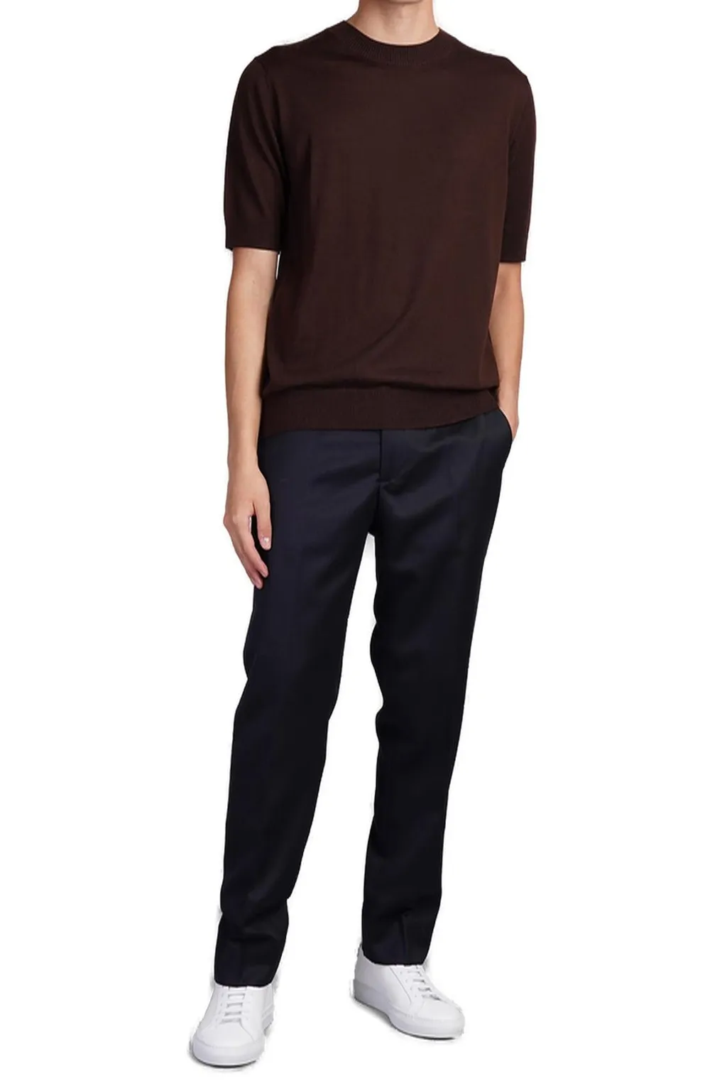 Short Sleeve Knit T-Shirt
