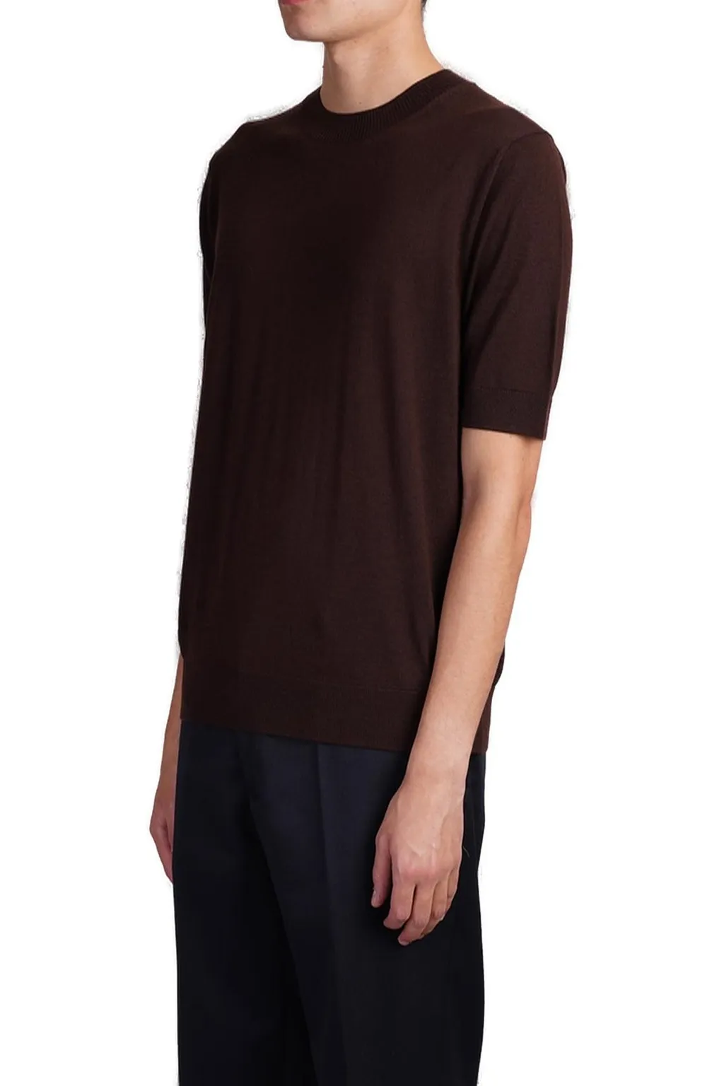 Short Sleeve Knit T-Shirt
